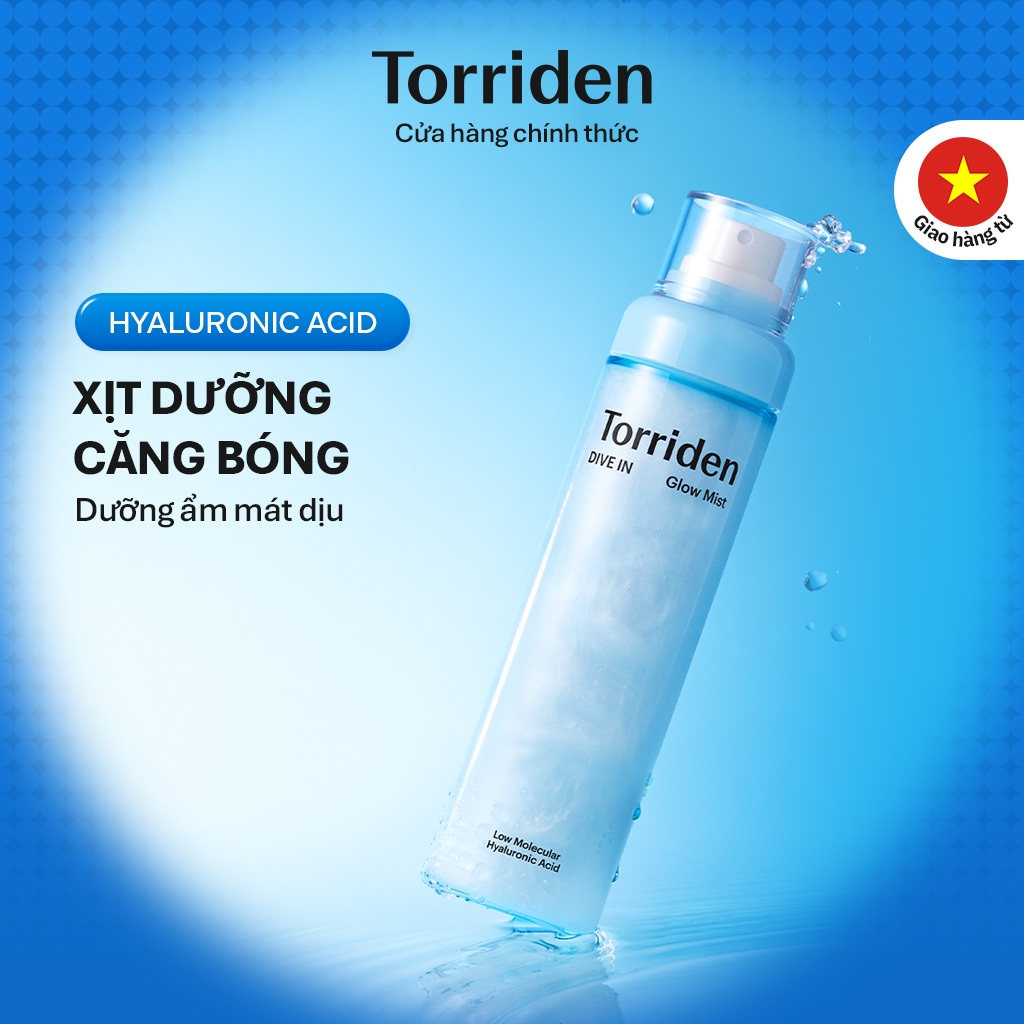 [TORRIDEN] Xịt dưỡng Torriden cấp ẩm da Dive In Glow Mist 120ml