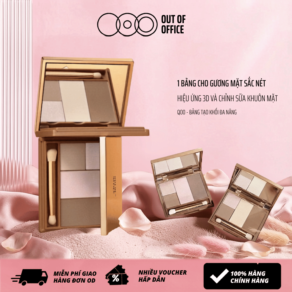 [OOO] Bảng phấn tạo khối 4 ô Out Of Office 9g