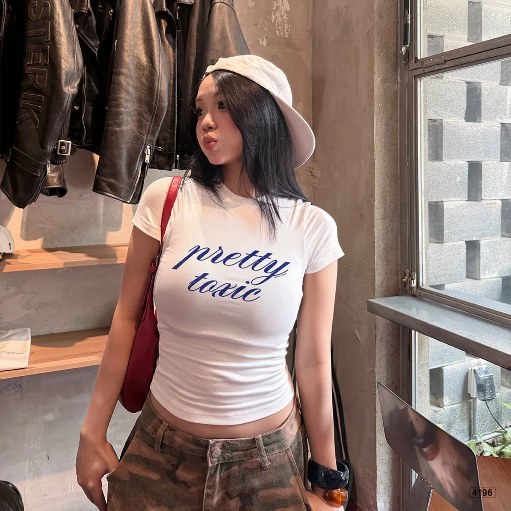Áo thun babytee nữ form ôm tôn body Pretty girl Beezy 4196_thumbnail_3