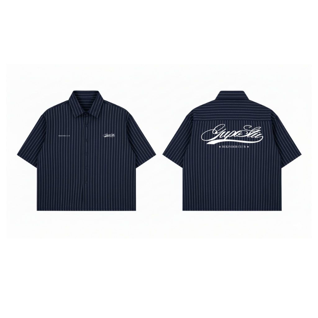 [New Arrival] Áo Sơ Mi Boxy 𝘽𝙚𝙠𝙞𝙣𝙙𝙚𝙧 𝘾𝙡𝙪𝙗 𝙂𝙐𝙋𝙊 Premium Twill Fabric Unisex Local Brand - TS05_thumbnail_2