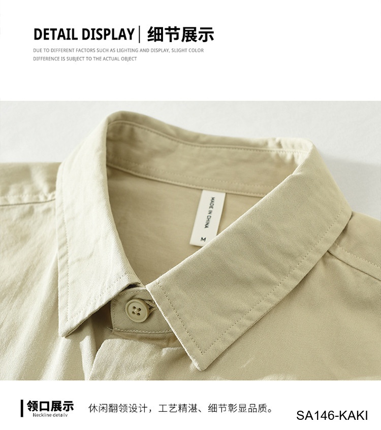 SA146 - Áo sơ mi nam dài tay phong cách Nhật Bản, chất cotton 100%, form rộng trẻ trung, phối sọc ngang thời thượng_thumbnail_14