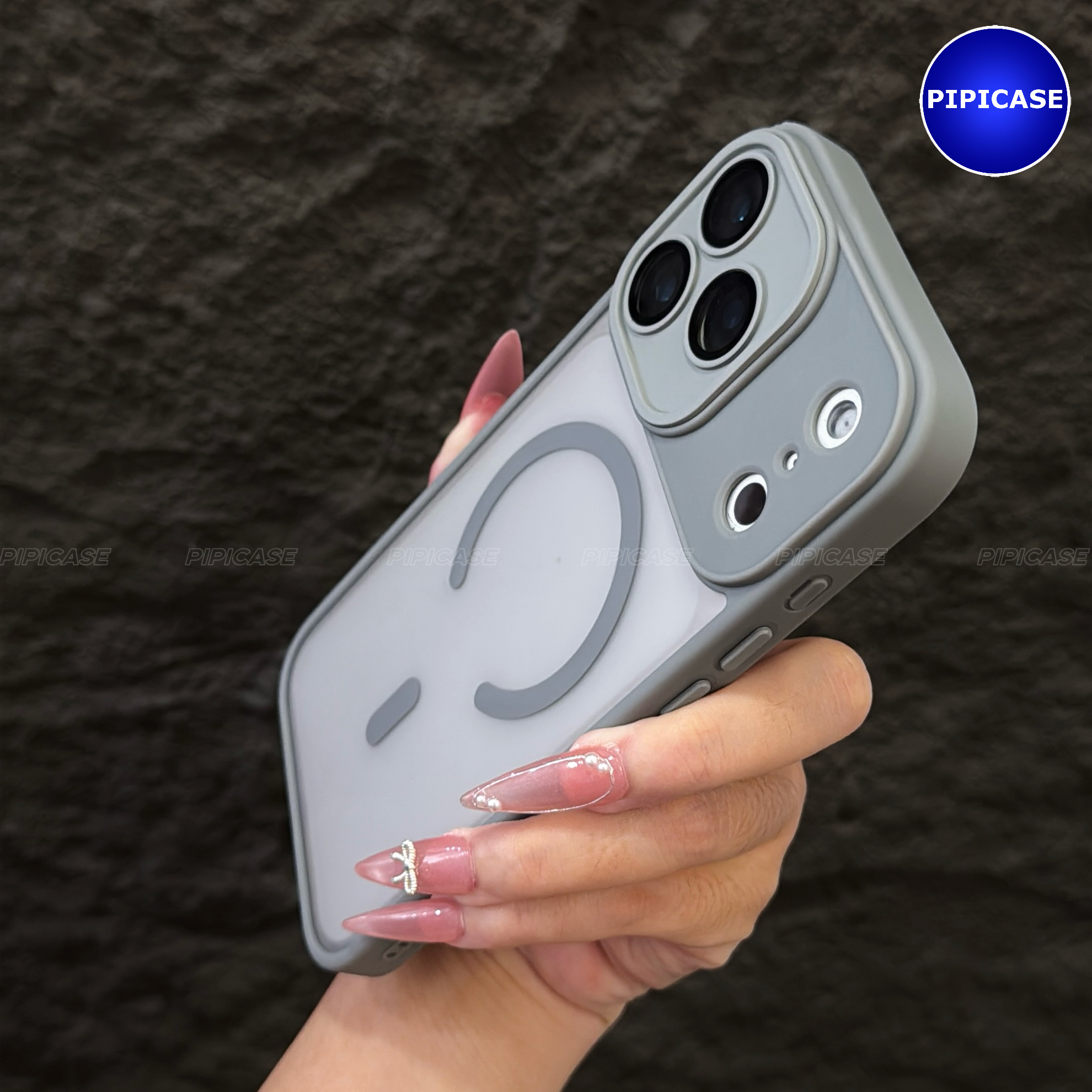 Ốp Lưng iPhone 17 Pro Max - Kao - Xám_thumbnail_3