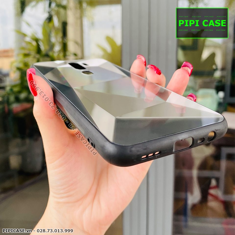 Ốp Lưng Oppo A9 2020 - Kim Cương 6D - Đen_thumbnail_3