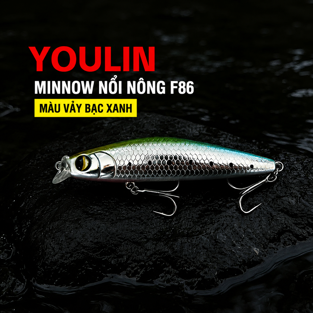 Mồi Minnow Nổi Shallow F86 Lưỡi BKK Siêu Bén_thumbnail_7