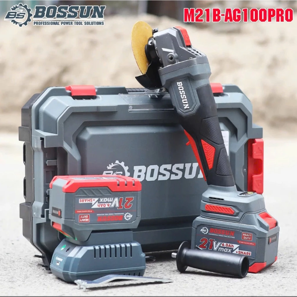 Máy mài pin BOSSUN M21B-AG100PRO, Tốc độ 6700v/p, Công tắc bụng, Chỉnh 3 Tốc độ, Động Cơ Không Chổi Than_thumbnail_4