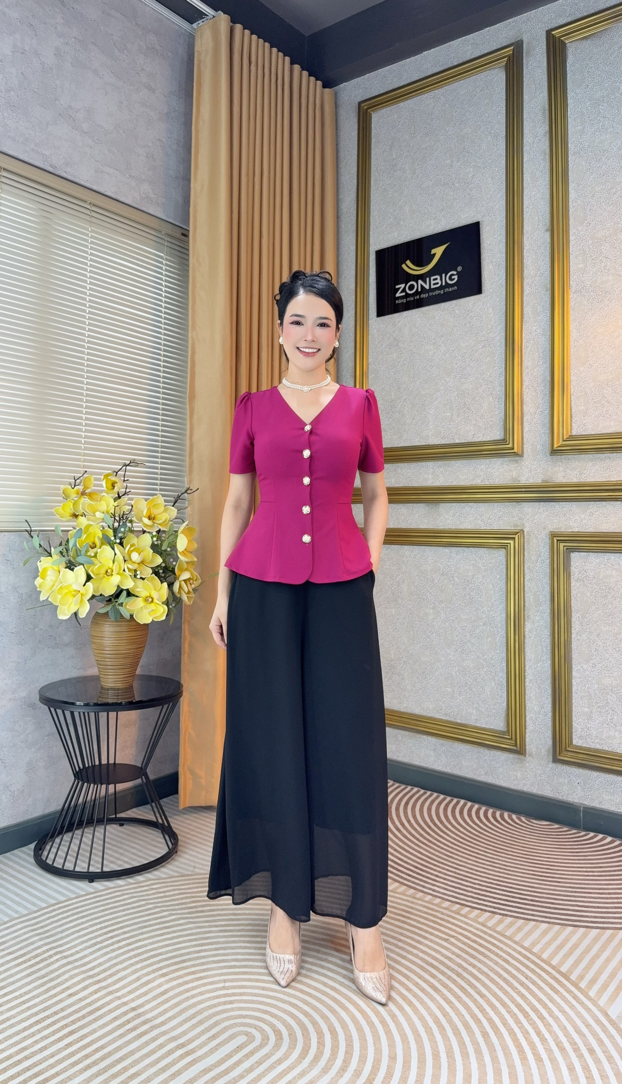 Áo kiểu - A2042 - Thương hiệu Zonbig