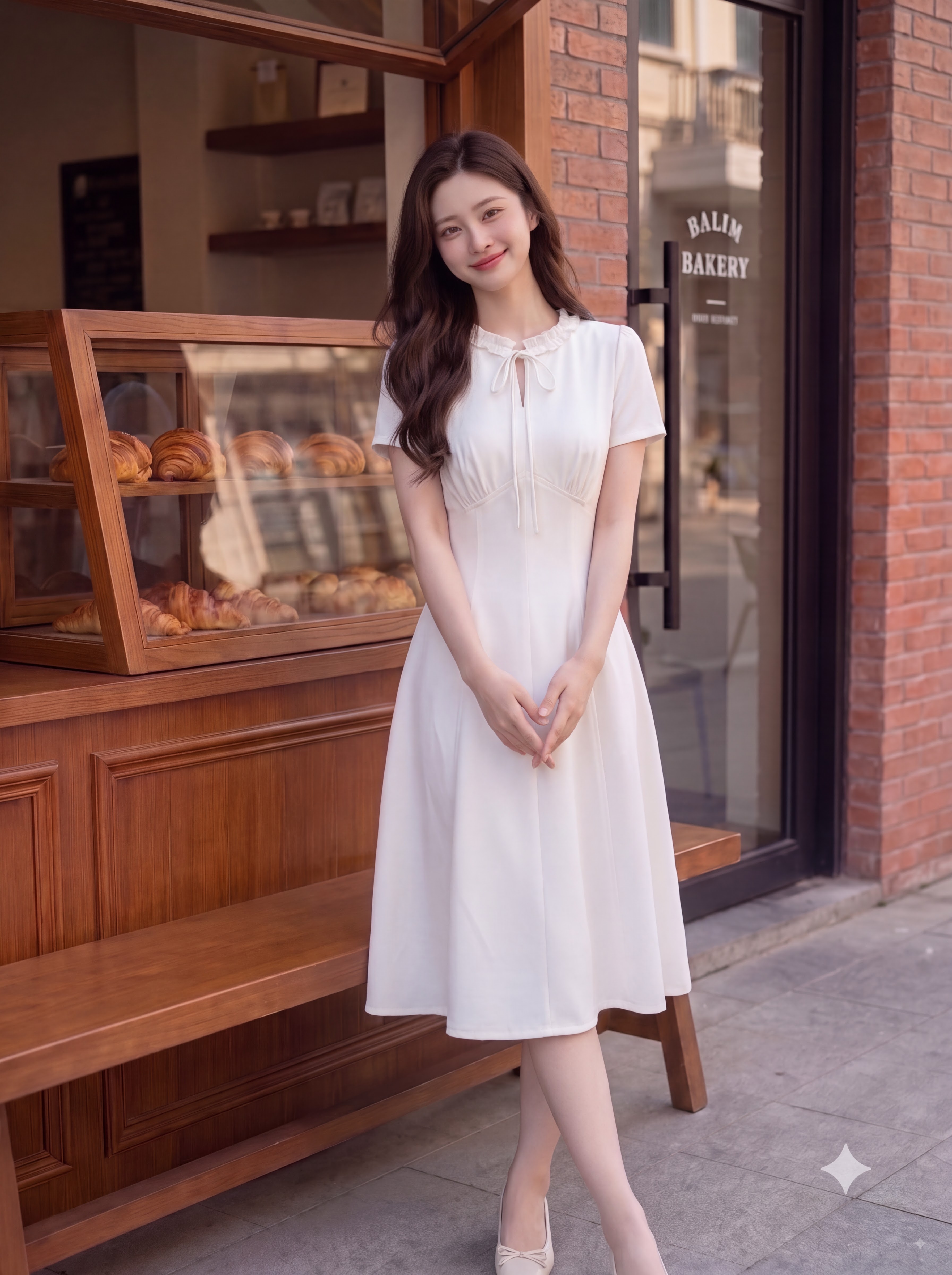 Váy denim cộc tay phối cổ 607008_thumbnail_11