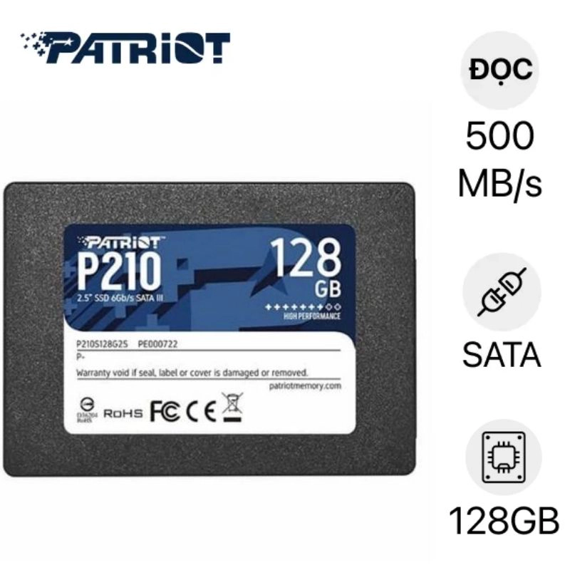 Ổ cứng SSD PATRIOT P210 128Gb SATA III