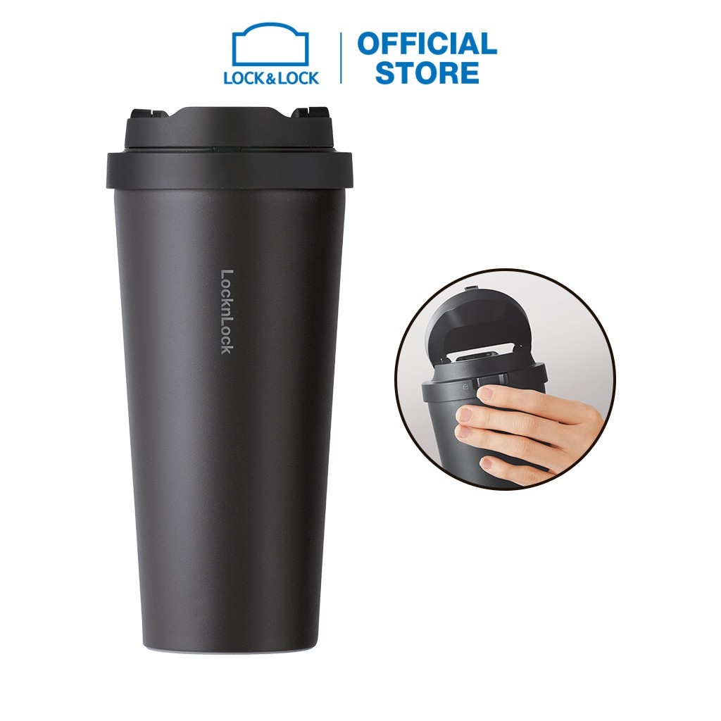 Bình giữ nhiệt Lock&Lock Energetic one-touch thép không gỉ 316L 550ml - LHC3249
