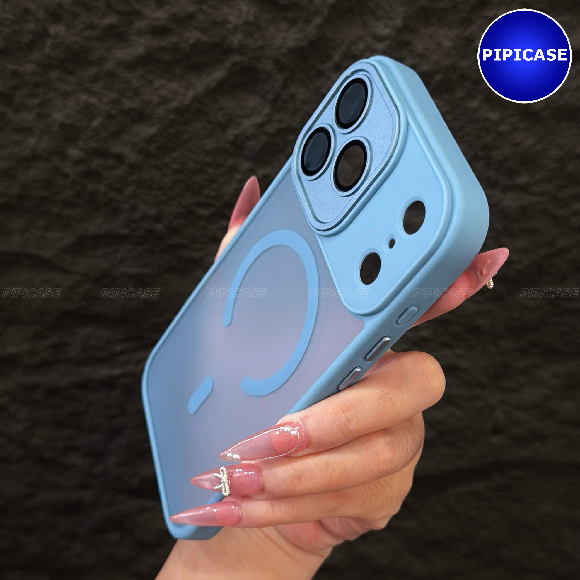 Ốp Lưng iPhone 17 Pro Max - Kao - Xanh Nhạt_thumbnail_9