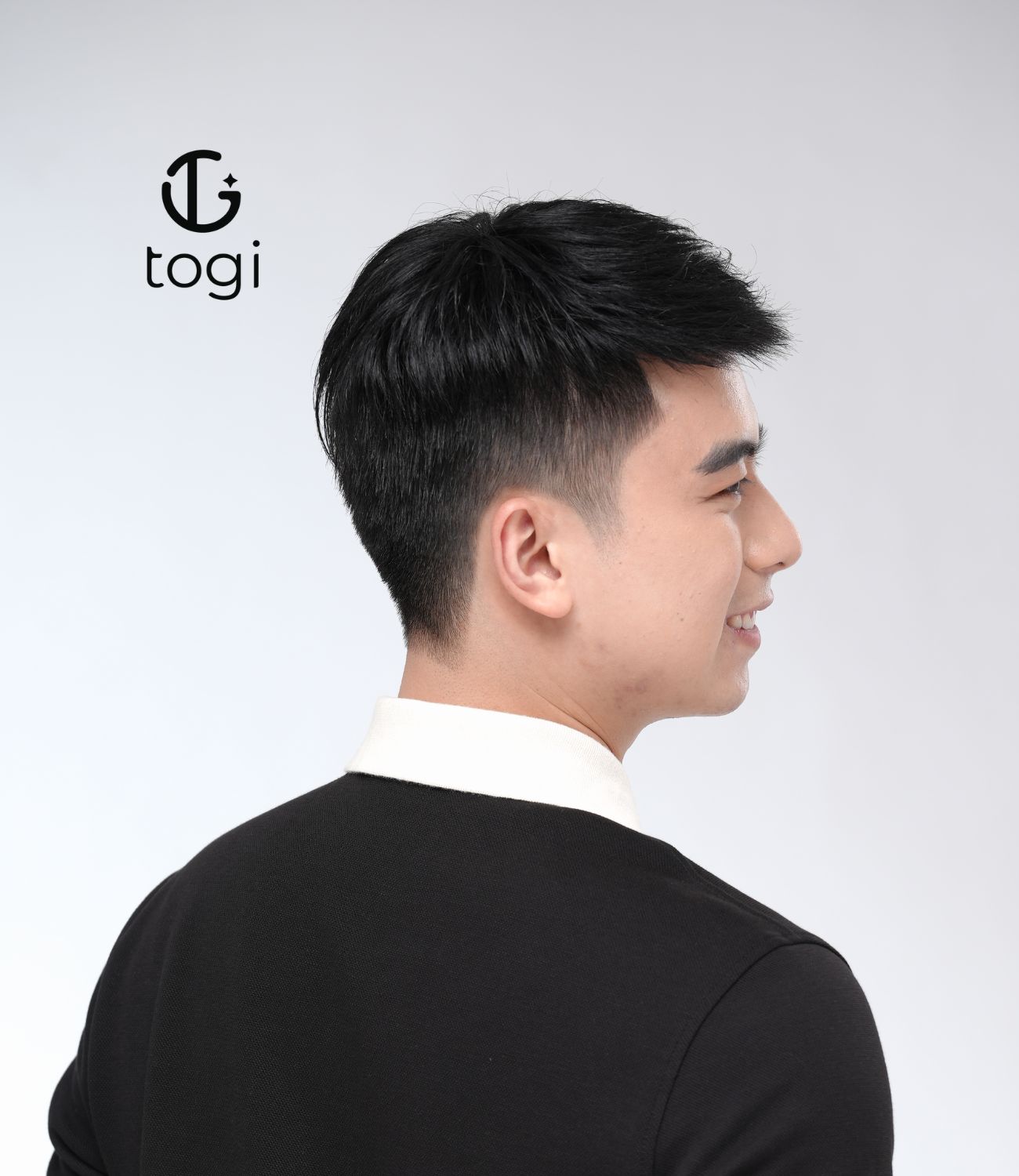 Tóc giả nam Basic đơn giản cho tóc hói làm từ tóc thật_thumbnail_3