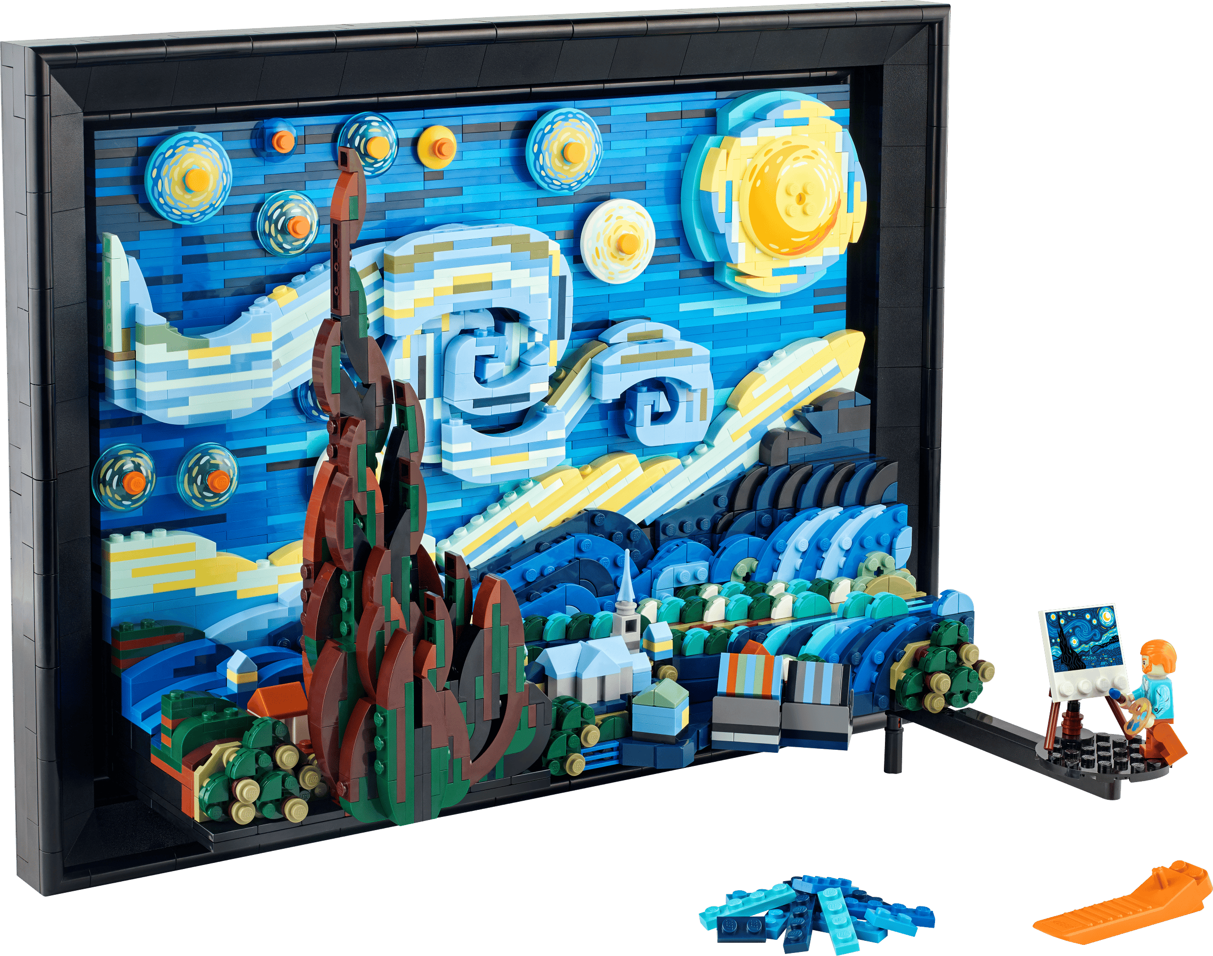Tranh Non LEGO Vincent van Gogh - The Starry Night