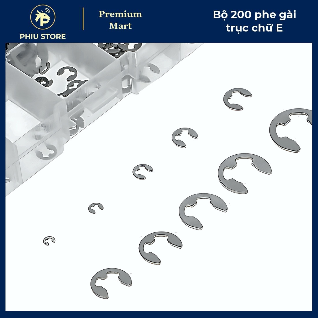 Phe Gài Trục Chữ E - Bộ 200 Phe Cài 3 Chấu 10 Cỡ 1.5-10mm, Phe Chặn Trục Chữ E - PHIU STORE_thumbnail_5