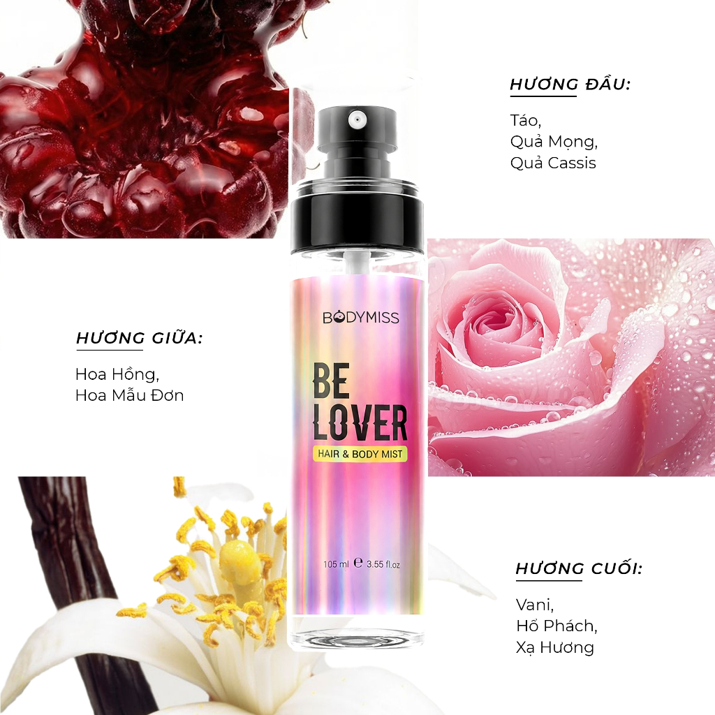 Body Mist Nam Nữ Bodymist Xịt Thơm Hương Nước Hoa Unisex Lưu Hương Lâu BODYMISS_thumbnail_3