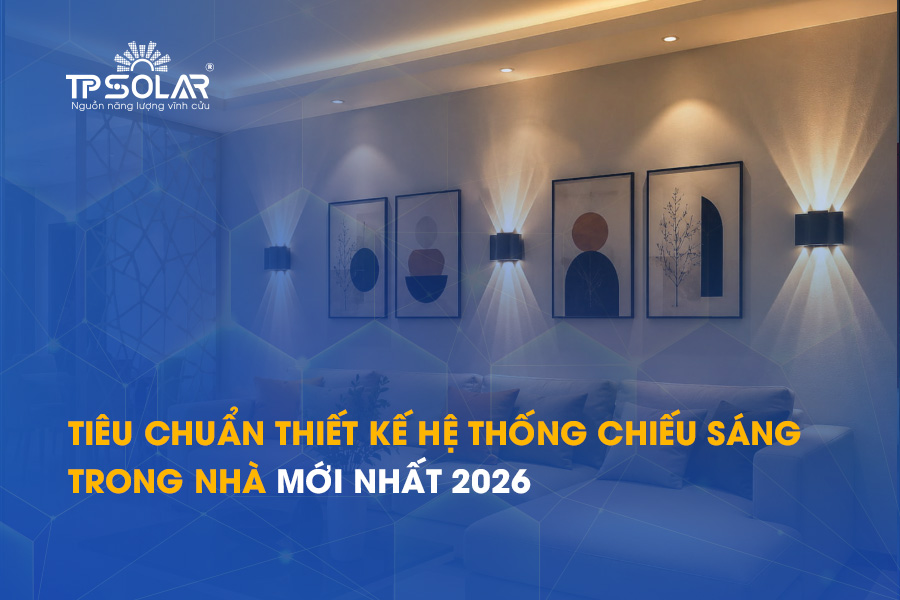 Tiêu chuẩn thiết kế hệ thống chiếu sáng trong nhà mới nhất 2026