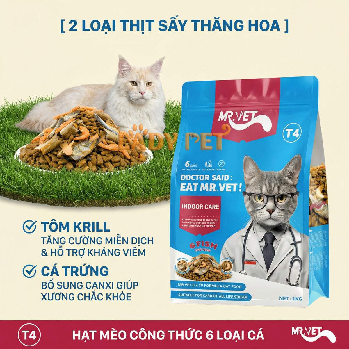 Hạt cho mèo MR VET T4 cho mèo (1KG)_thumbnail_3