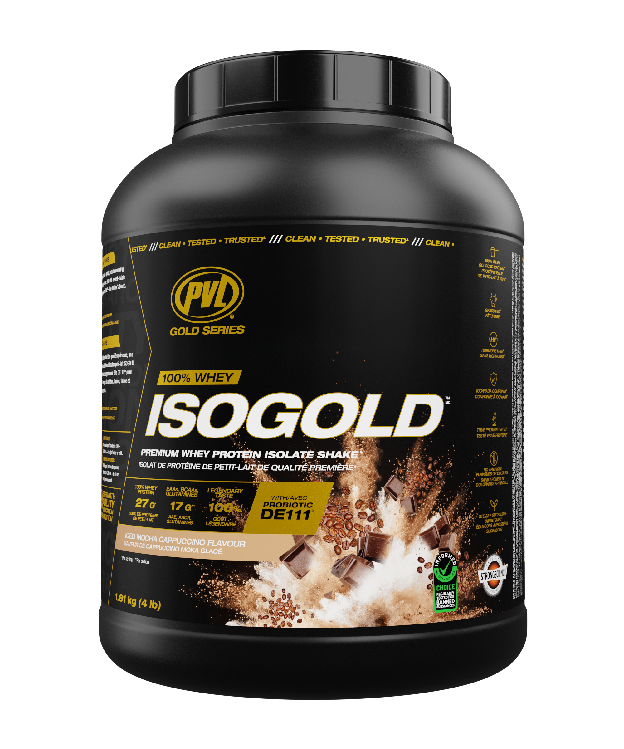 PVL ISO Gold - Premium Whey Protein With Probiotic, 4 Lbs (1.81kg)_thumbnail_5