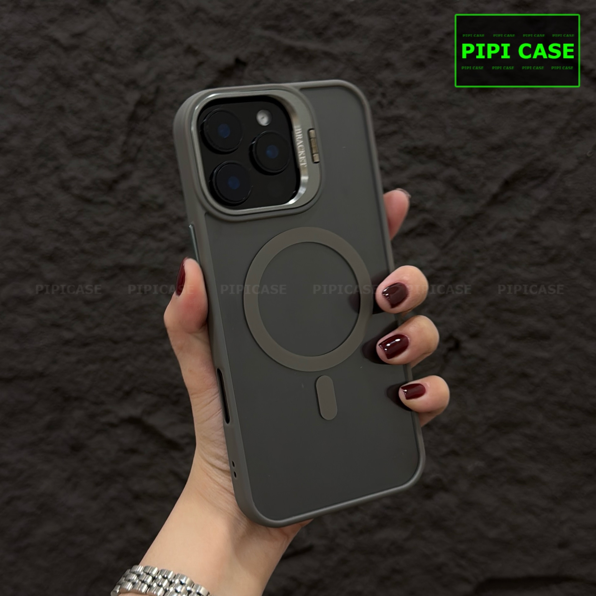Ốp Lưng iPhone 14 Pro Max - Dansi - Xám_thumbnail_5