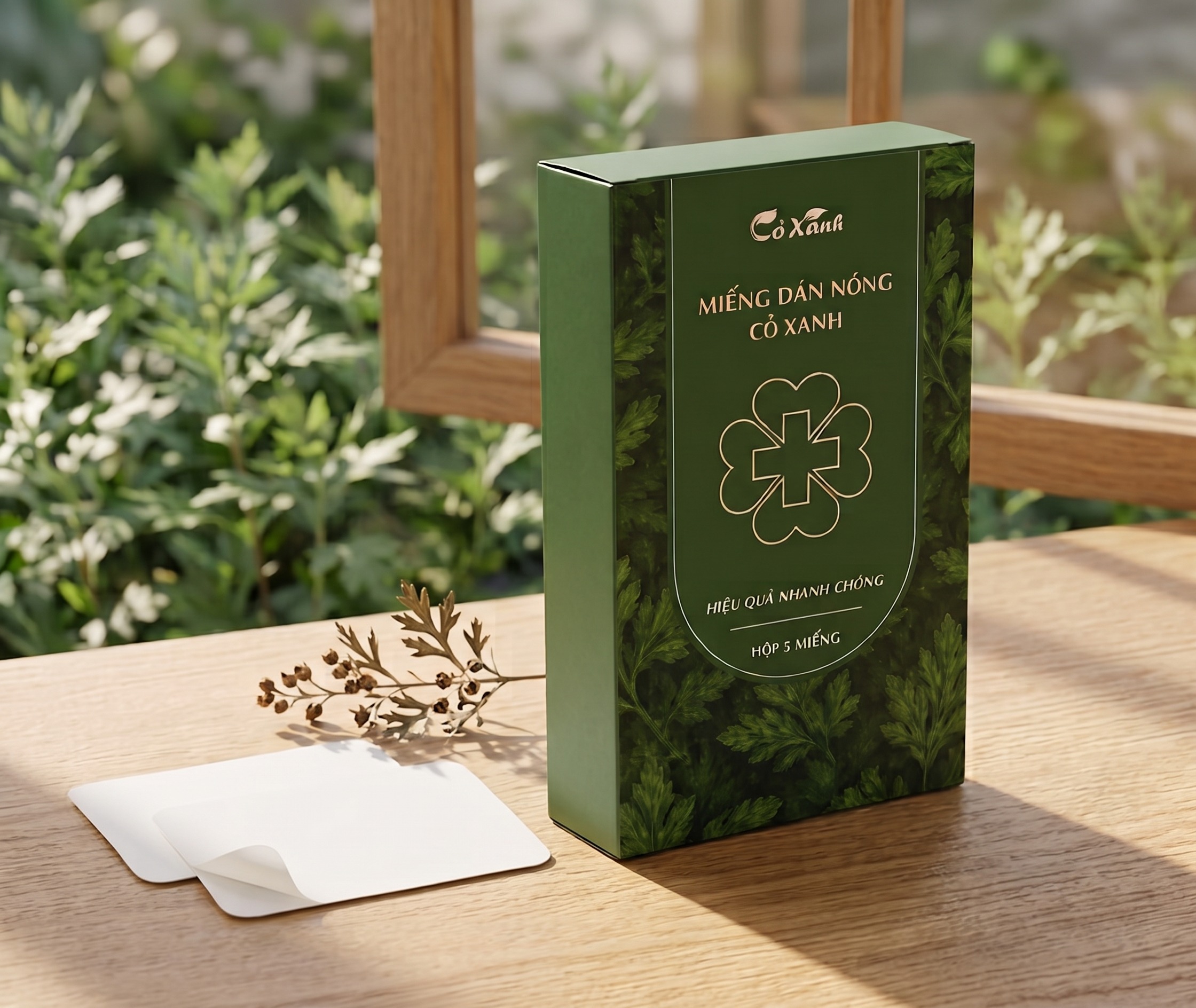 MIẾNG DÁN NÓNG CỎ XANH