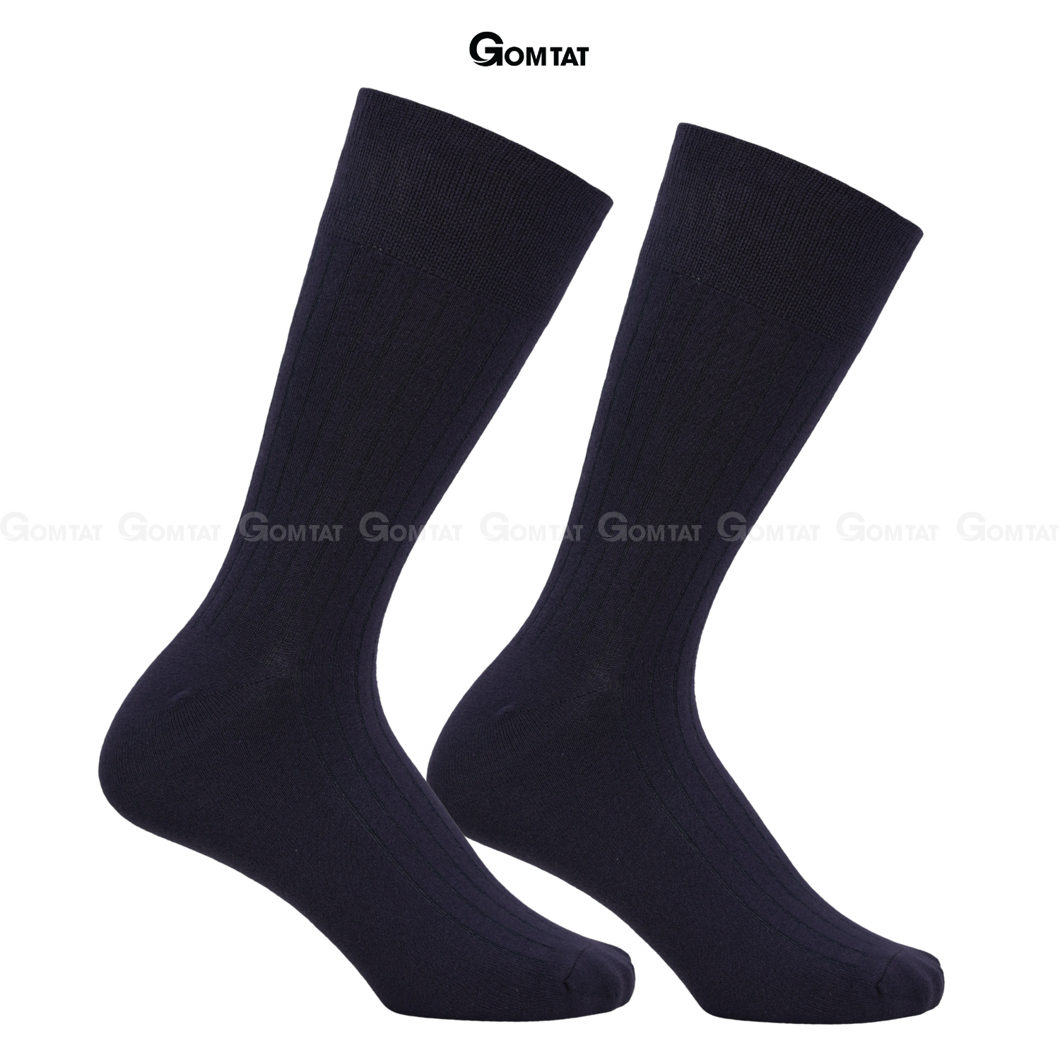 Hộp 5 đôi tất nam đi giày tây cao cổ GOMTAT gân chìm, vớ công sở nam thoáng khí LUX-TAYCHIM_thumbnail_12