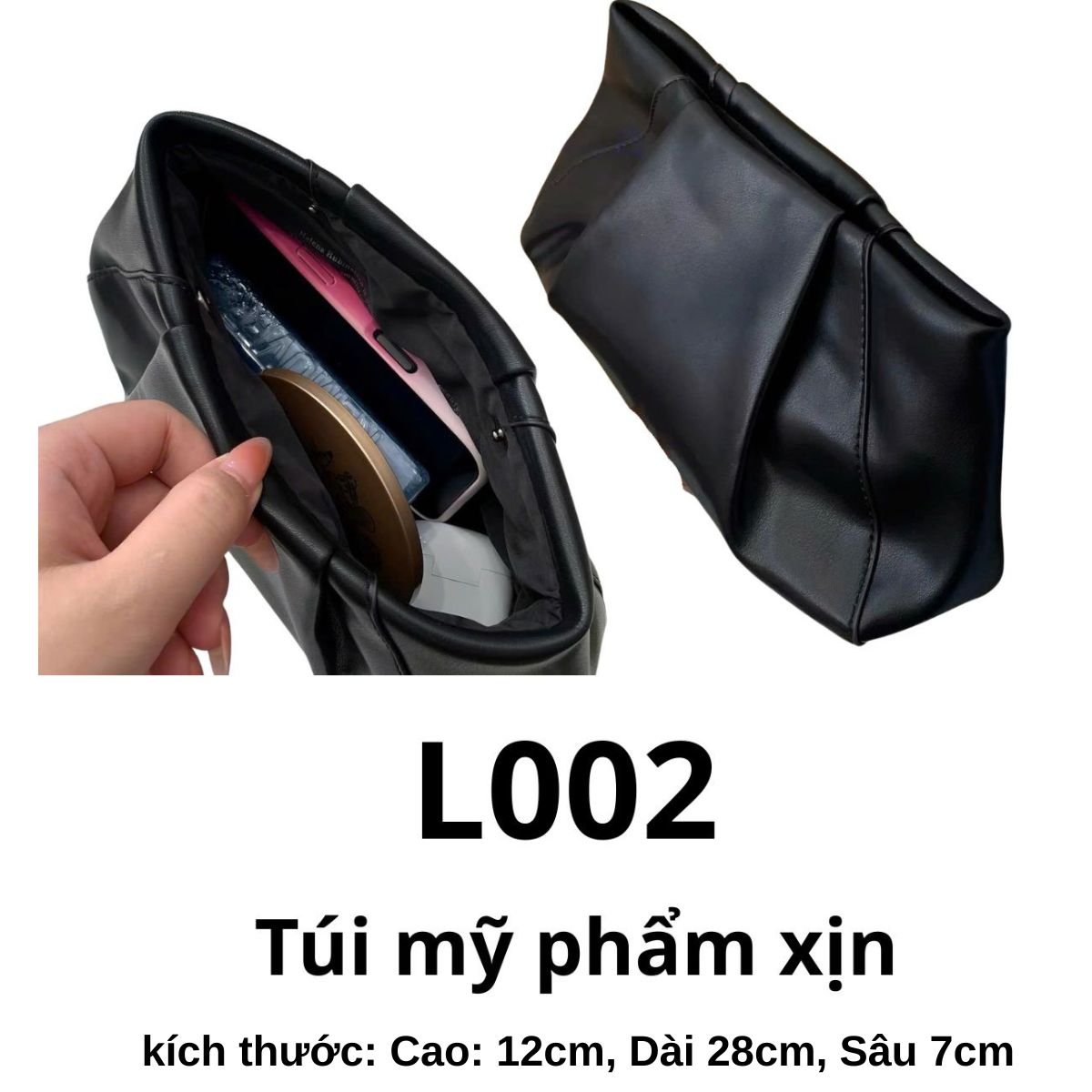 L002 - Túi mỹ phẩm xịn
