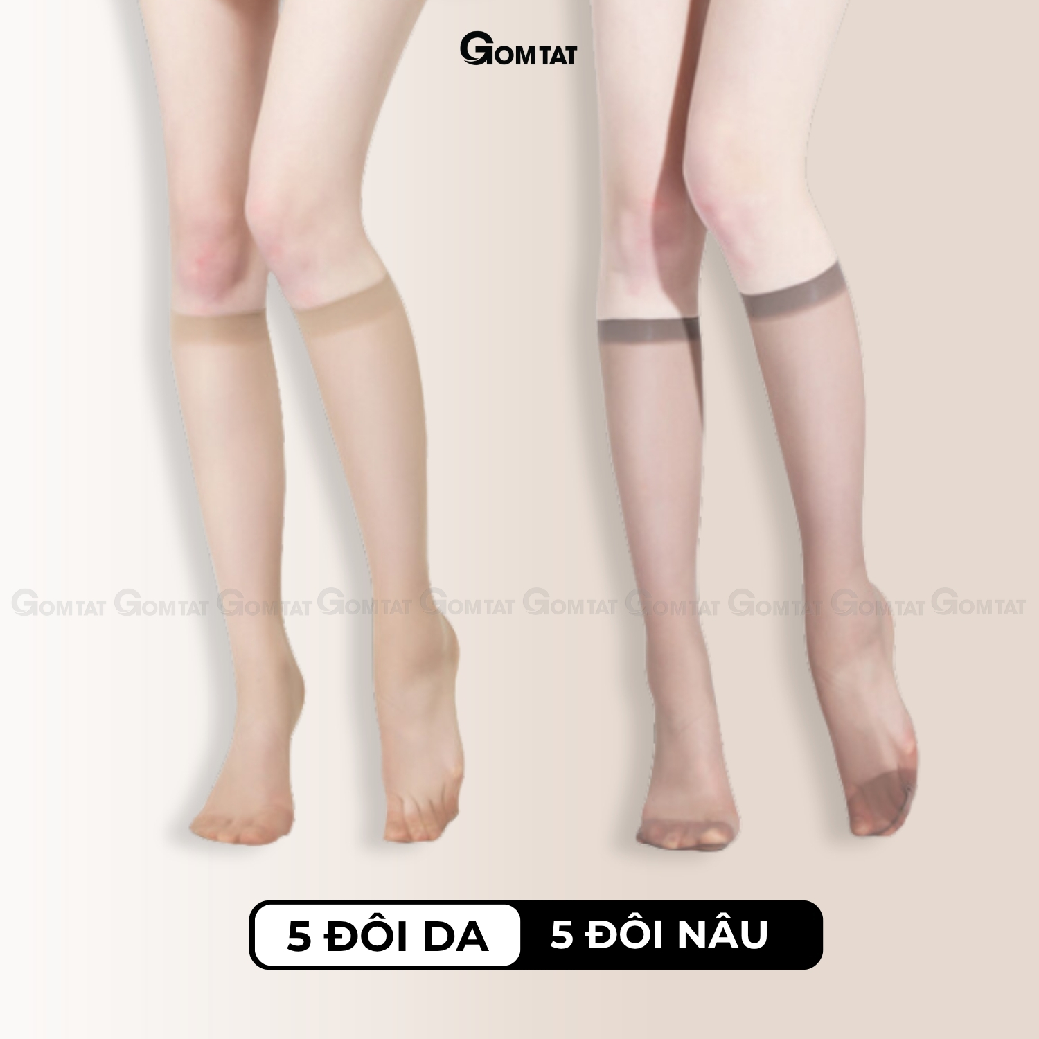 Combo 10 đôi tất che khuyết điểm cổ cao dành cho nữ GOMTAT, vớ da che khuyết điểm siêu thật chân , khó xước - GUO-A099_thumbnail_14