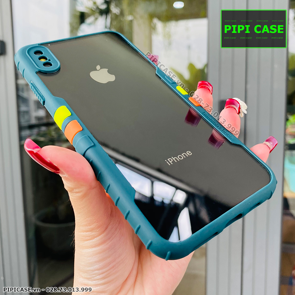 Ốp Lưng iPhone X / XS - Running Man - Xanh Rêu_thumbnail_1