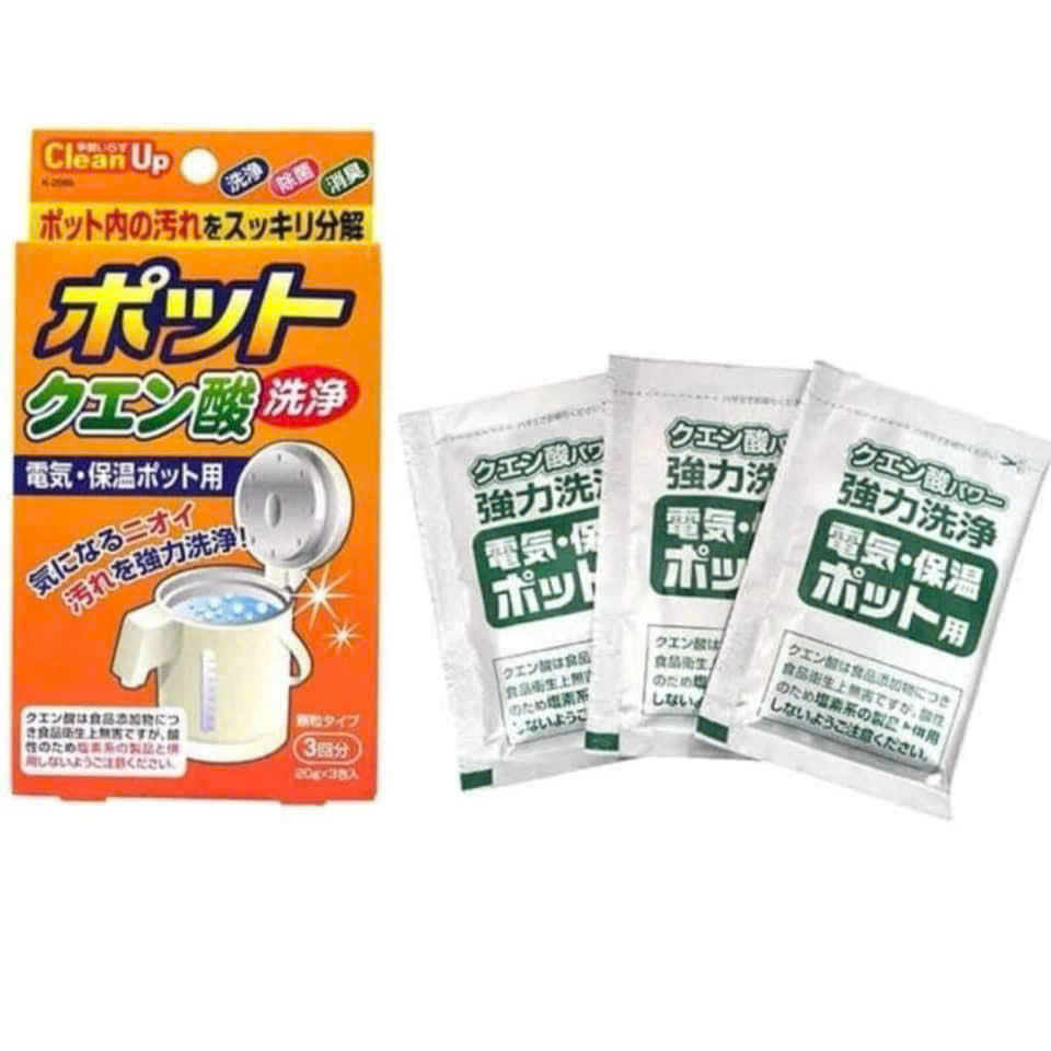 Set 2 Hộp Khử Cặn Bình Nước, Ấm Siêu Tốc