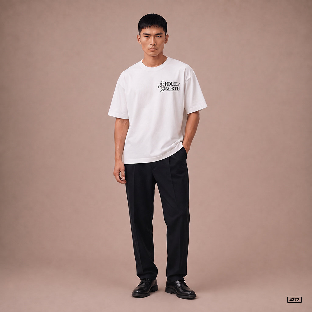 Áo thun nam form rộng House of North TeePrint 4372_thumbnail_5