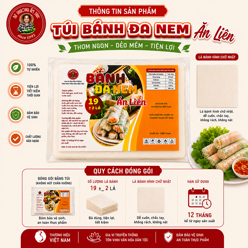 Combo 5 Túi Bánh Đa Nem Ăn Liền Bu Phương – Cuốn Gỏi, Bánh Xèo, Nem & Hải Sản Tiện Lợi - BP46_thumbnail_3