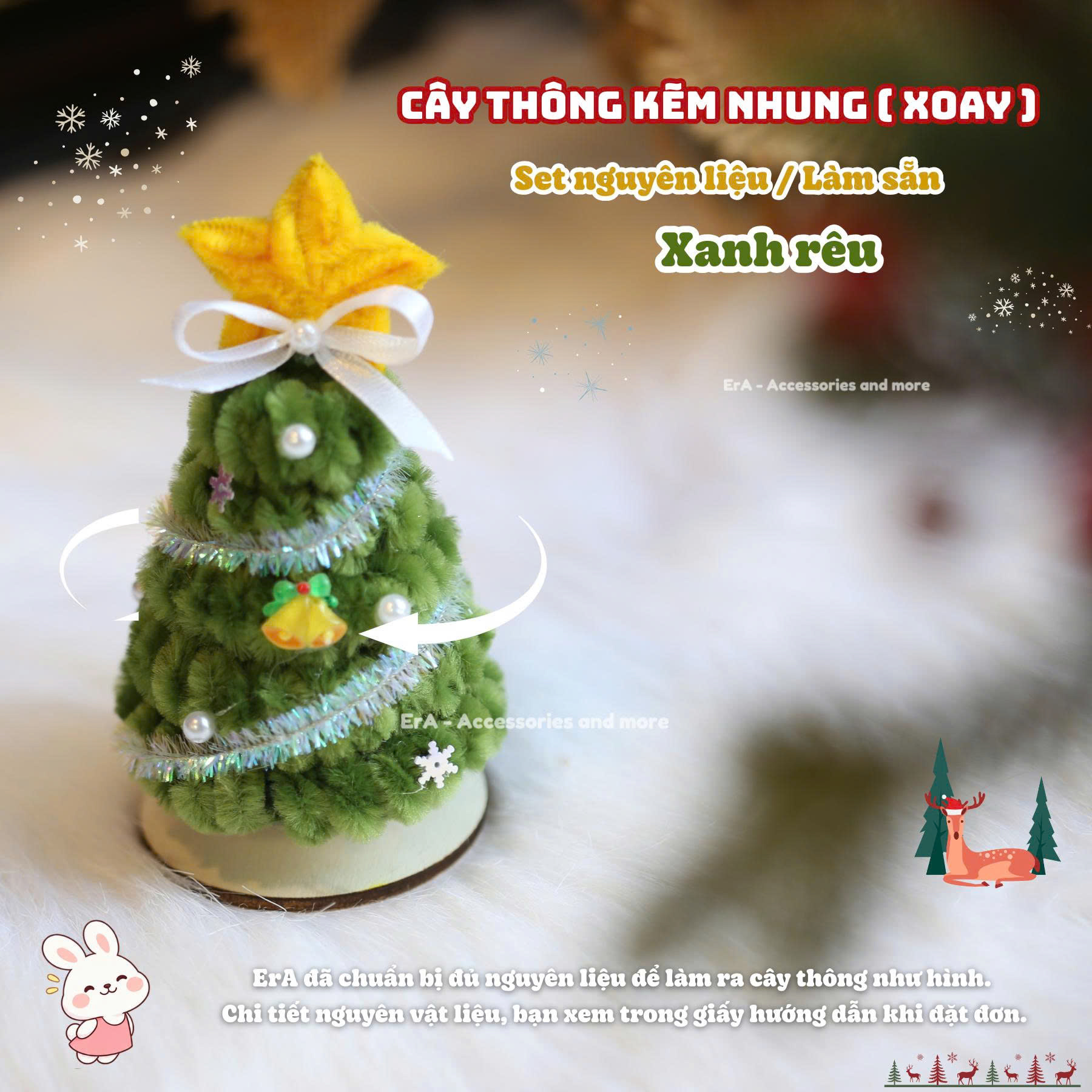 Cây thông Noel Xoay Mini