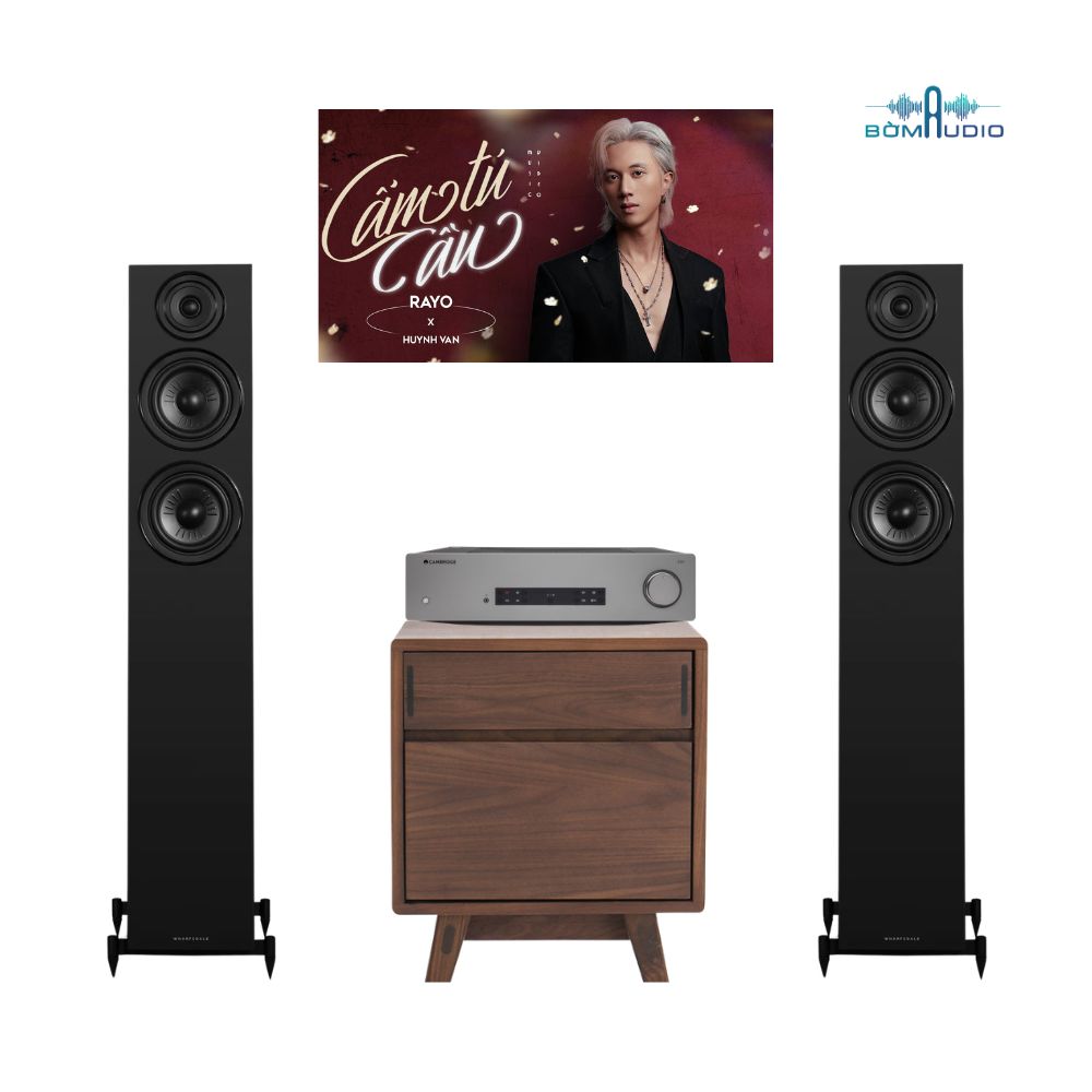 Combo Amply CAMBRIDGE AUDIO CXA81 MKII + Loa Cột WHARFEDALE DIAMOND 12.4I - CAW11