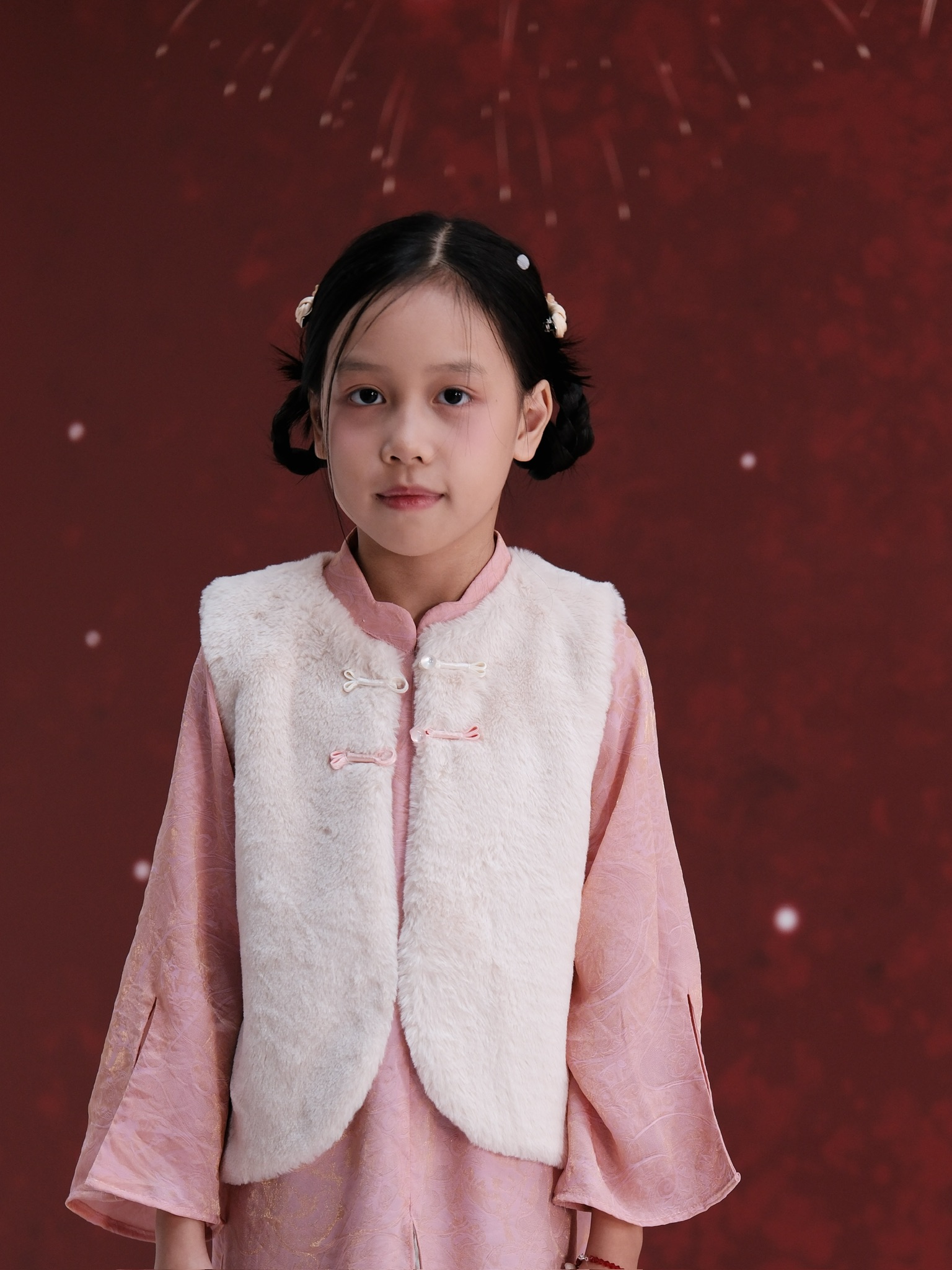 Mây Bồng Bềnh - Áo Gile Lông Bé Gái