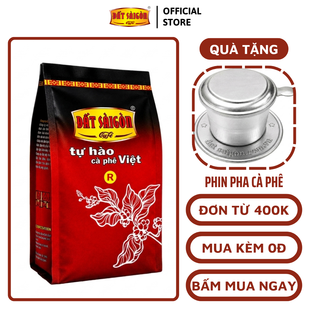 R1 Thành Phần Cà Phê Robusta Sàng Xuất Khẩu 18 ly Rang Đậm Vị, Gu Mạnh