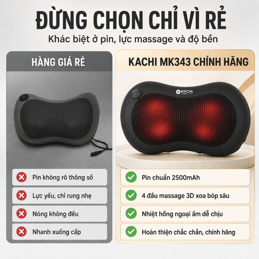 Gối massage không dây Kachi dòng cao cấp MK343_thumbnail_9