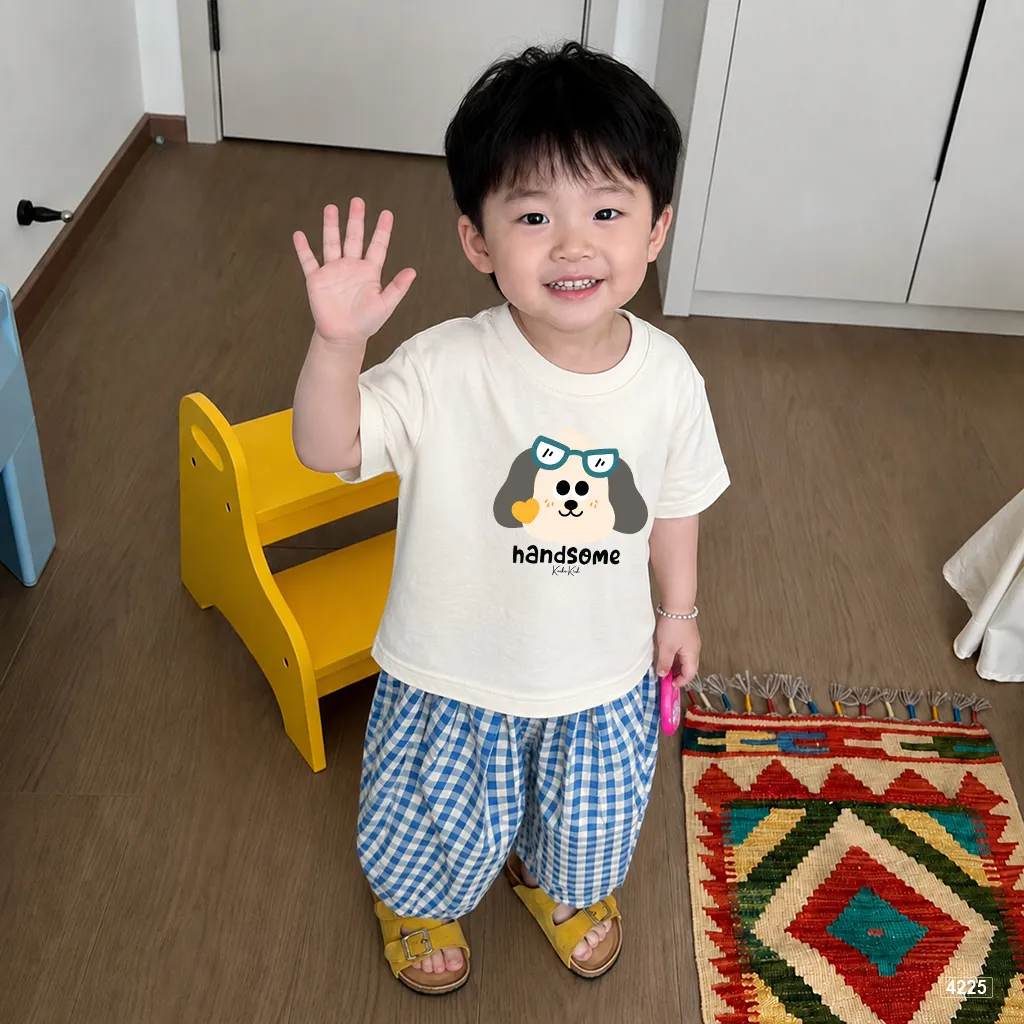Áo thun bé trai Cún đeo kính đáng yêu Kado 4225_thumbnail_2