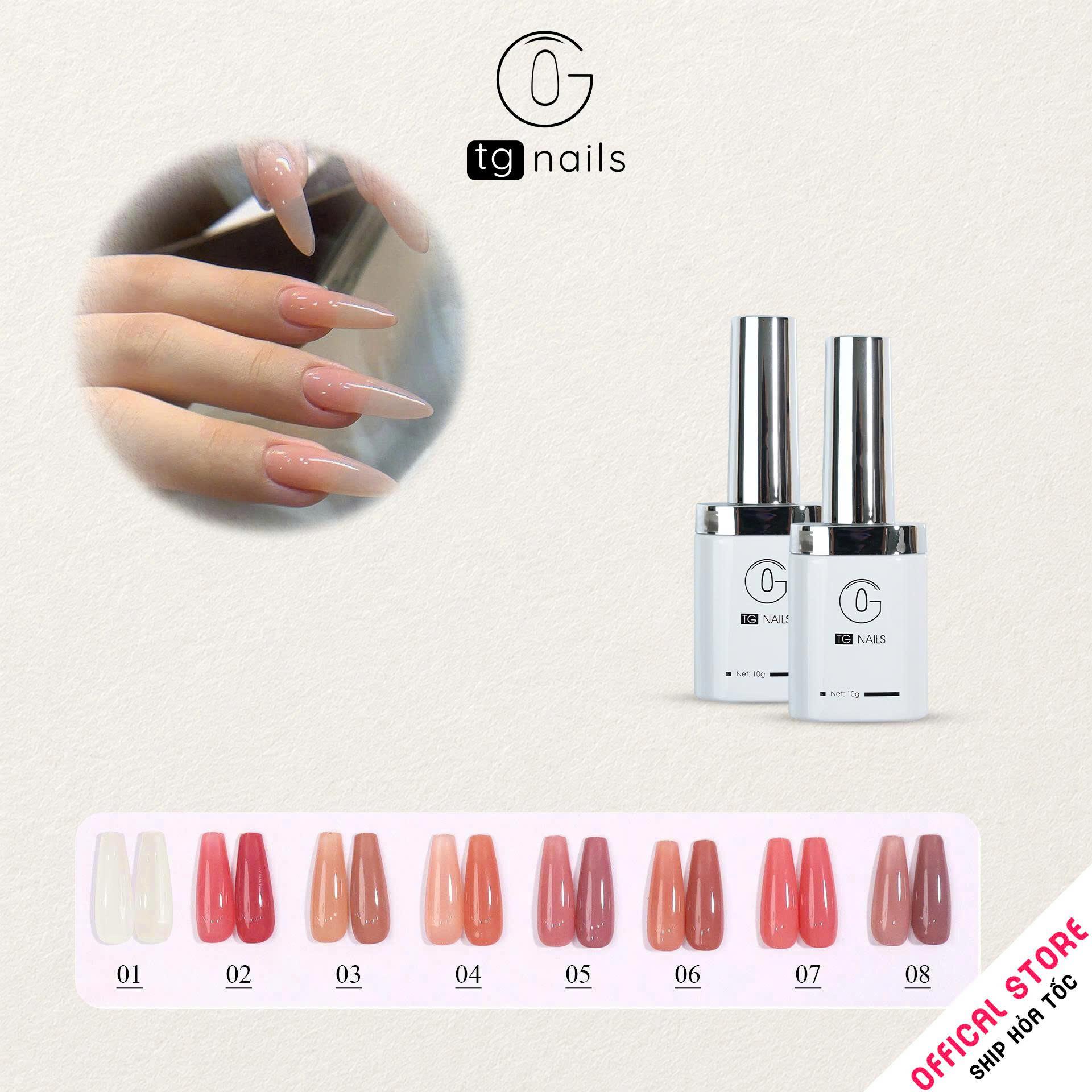 ថ្នាំលាបជែល TG Nails Opaque Jelly ដប 10ក្រាម