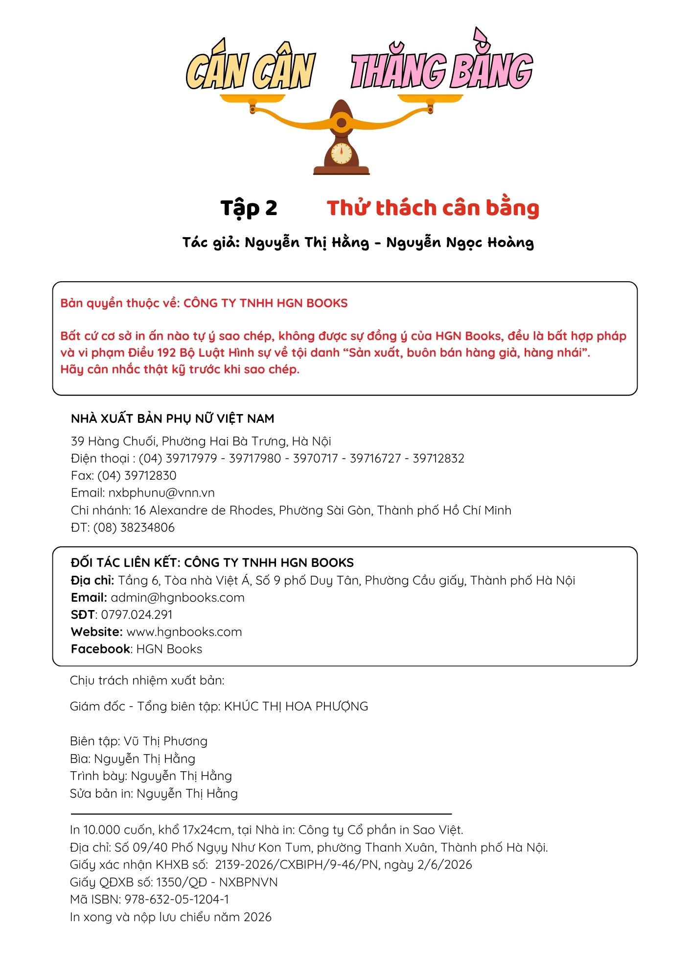 Sách Cán Cân Thăng Bằng Tập 2 - Thử Thách Cân Bằng_thumbnail_1