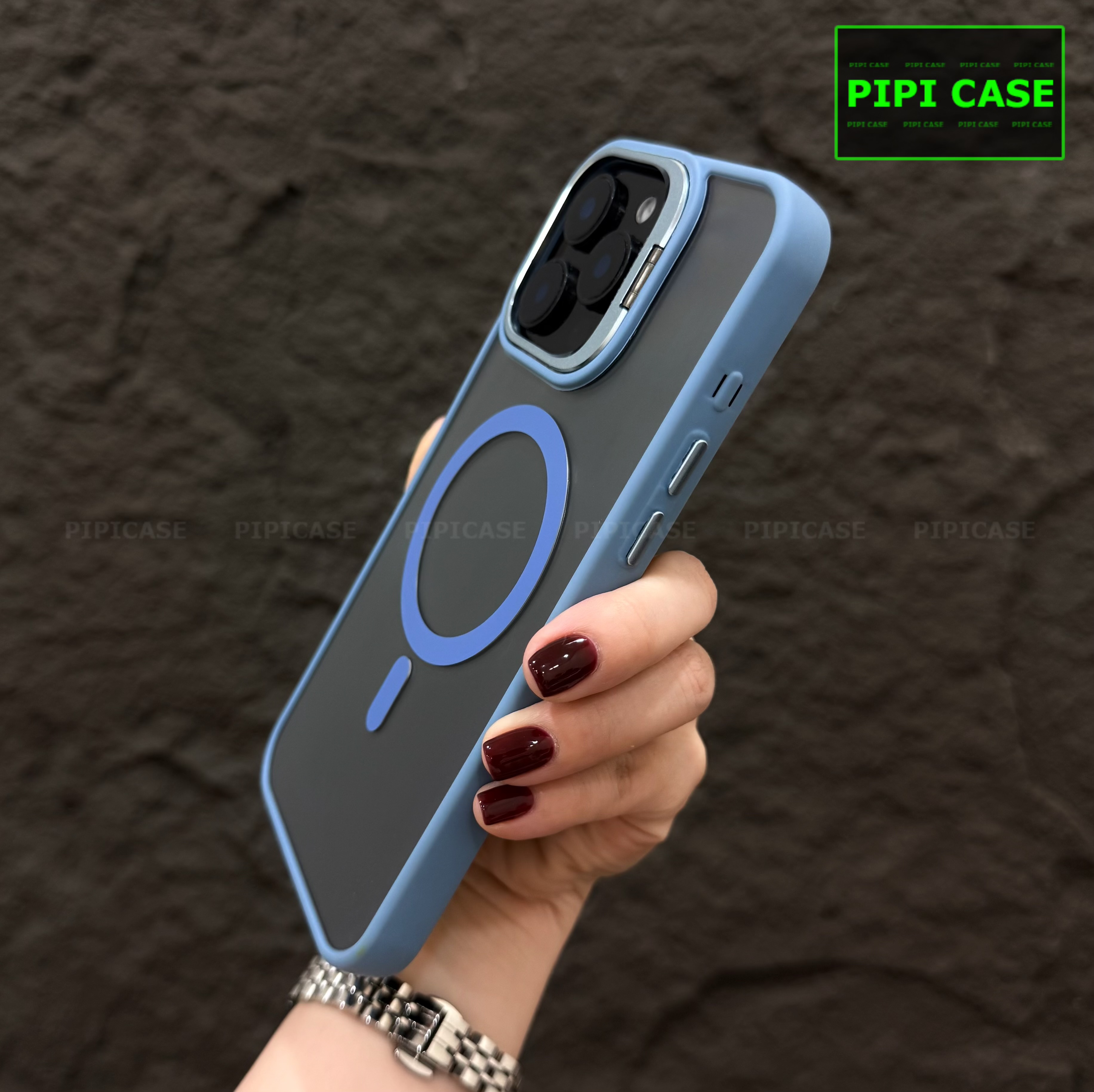 Ốp Lưng iPhone 14 Pro Max - Dansi - Xanh Nhạt_thumbnail_8