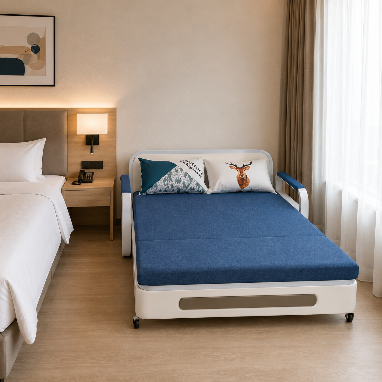 Sofa giường đa năng cho khách sạn, homestay sang xịn