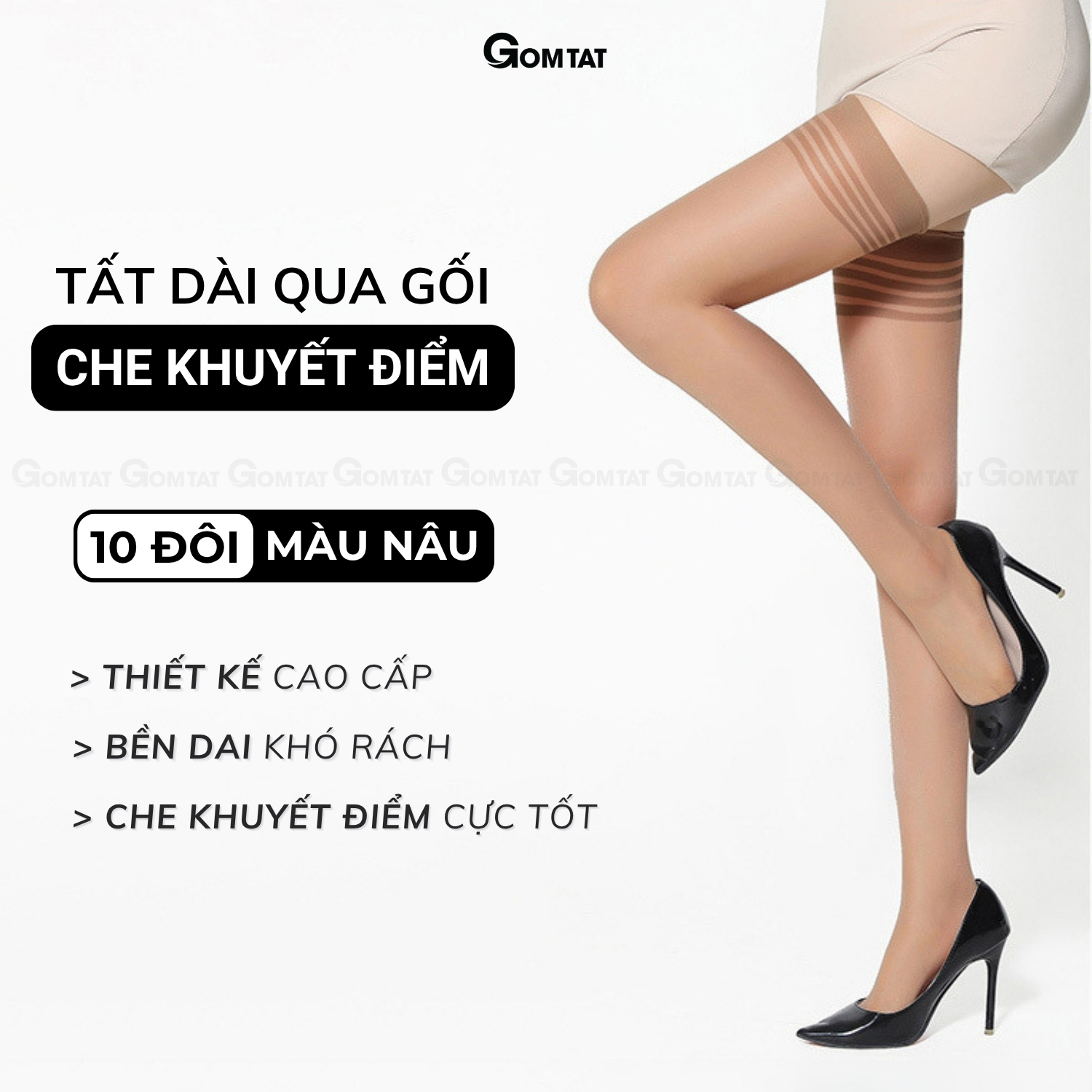 Set 10 đôi tất vớ dài qua gối nữ GOMTAT che khuyết điểm siêu dai, chất liệu sợi poly mềm mịn co giãn - GUO-A104_thumbnail_11