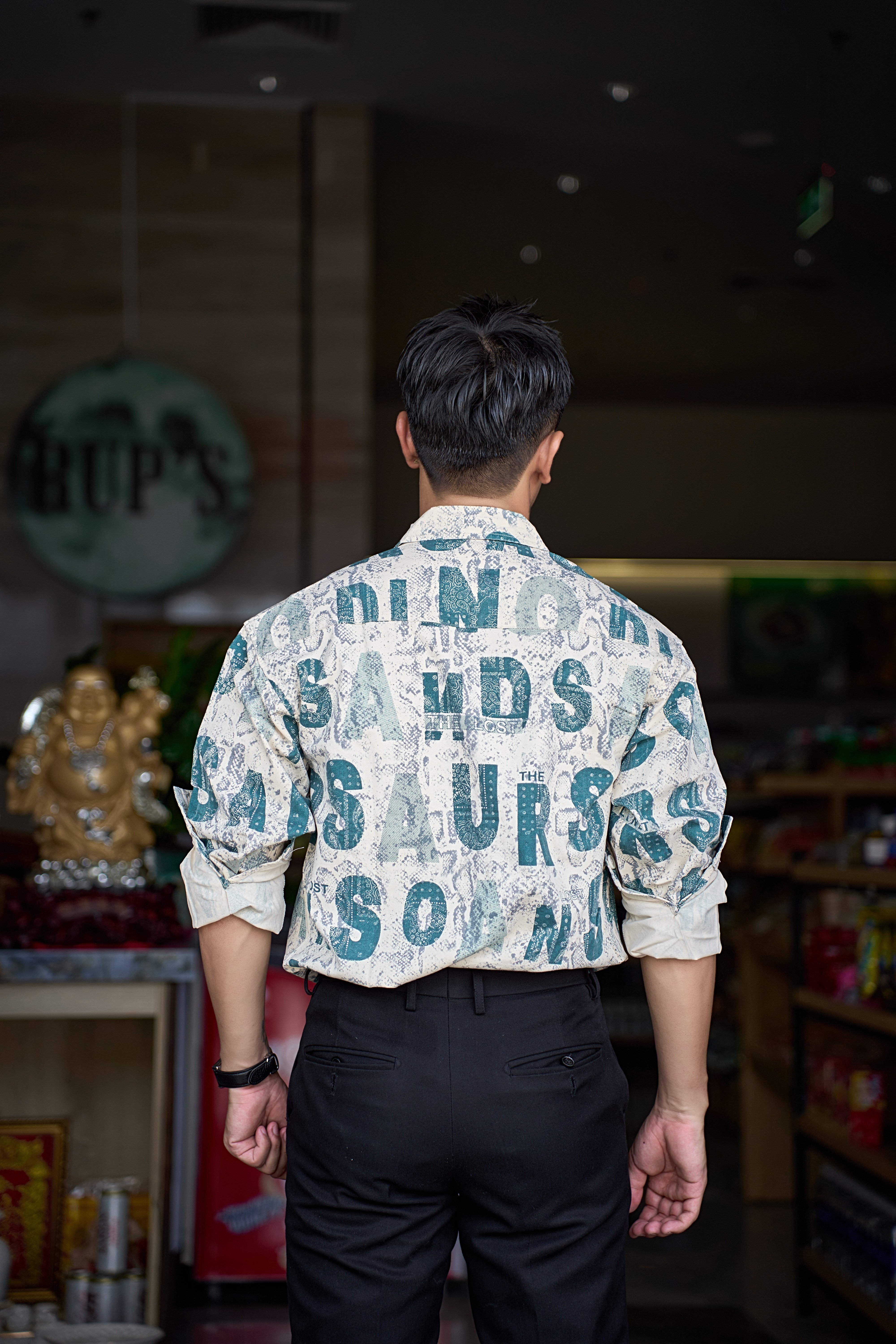 SA119 - Áo sơ mi nam dài tay in chữ phong cách Nhật Bản, chất cotton mềm mại, form rộng thoải mái_thumbnail_6