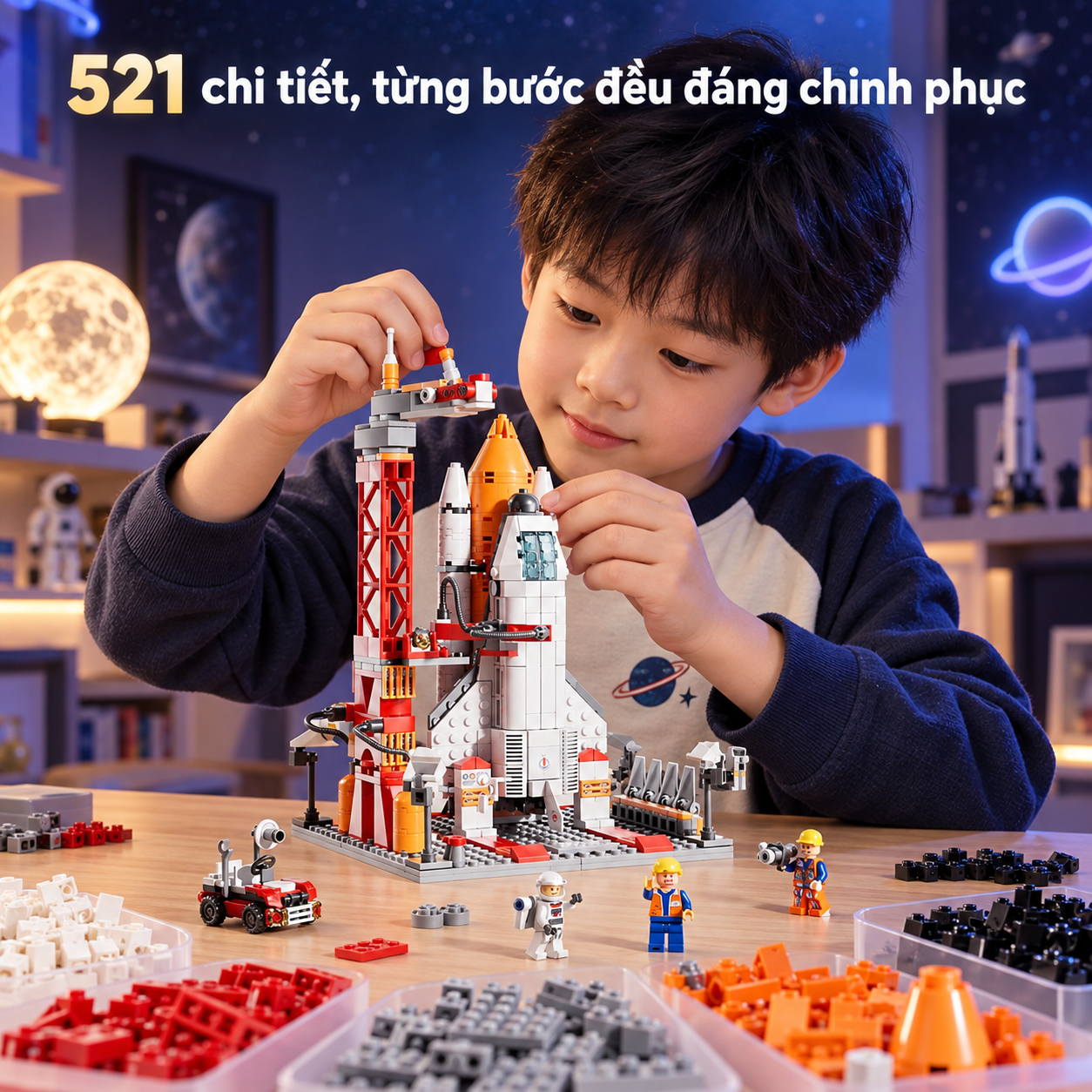 Bộ xếp hình tàu vũ trụ 521 chi tiết – Chinh Phục Không Gian_thumbnail_3