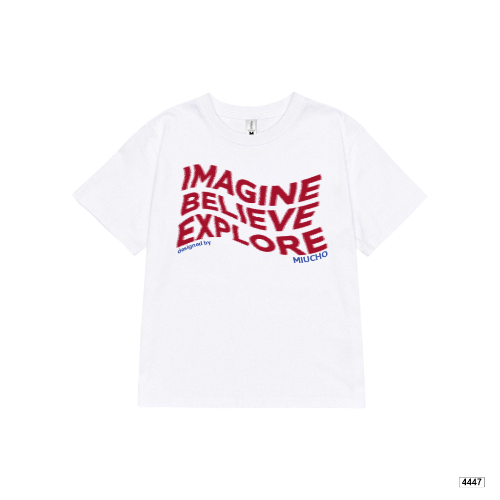 Áo baby tee Hàn Quốc form ôm imagine believe Miucho 4447_thumbnail_0