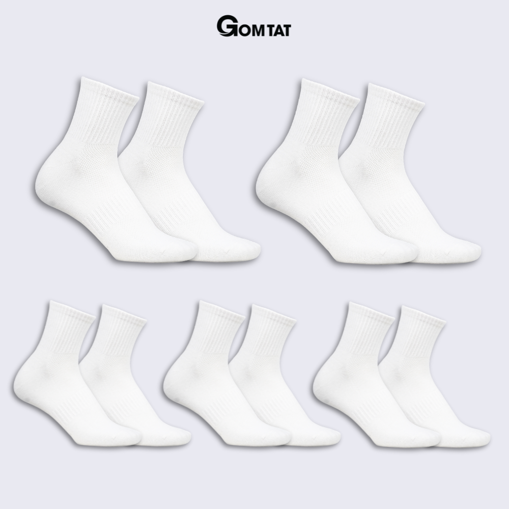 Combo tất cổ trung nam nữ GOMTAT chất liệu cotton cao cấp, thiết kế mặt lưới thoáng khí - STA-KLB_thumbnail_17