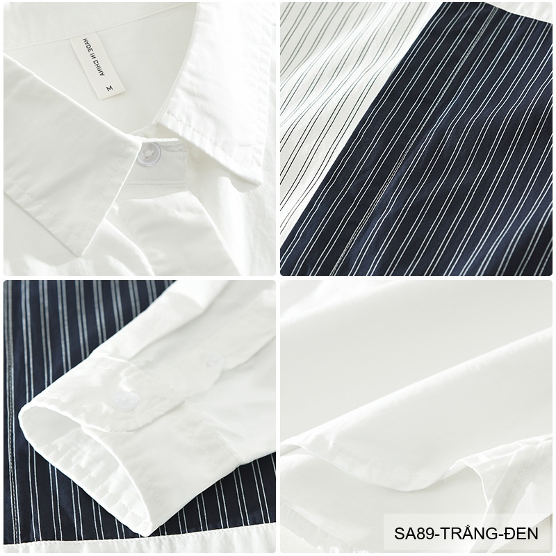 SA89 - Áo sơ mi nam dài tay kẻ sọc kiểu Nhật, chất cotton mềm mại, form rộng rãi thời trang_thumbnail_2