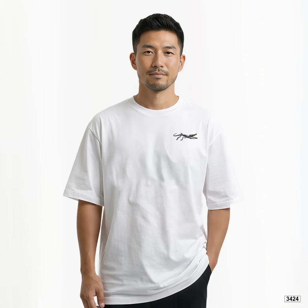 Áo thun form rộng nhiều màu in classic TeePrint 3424_thumbnail_3
