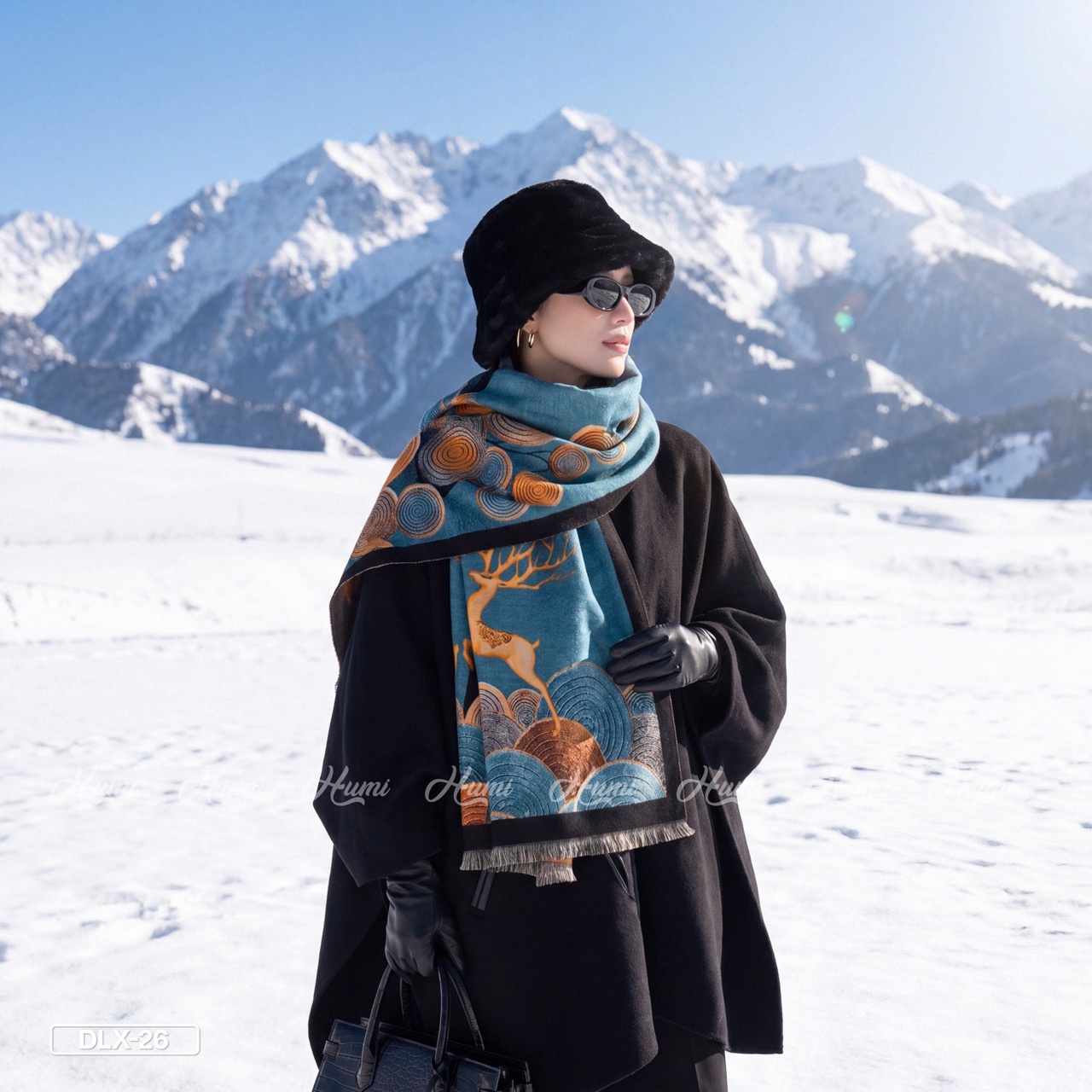 KHĂN CHOÀNG CASHMERE LUXURY IN 3D (DLX62-26)_thumbnail_7