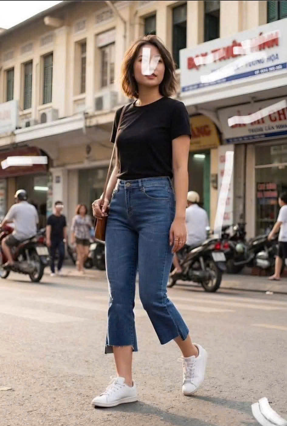 Quàn jean Nữ lệch lai