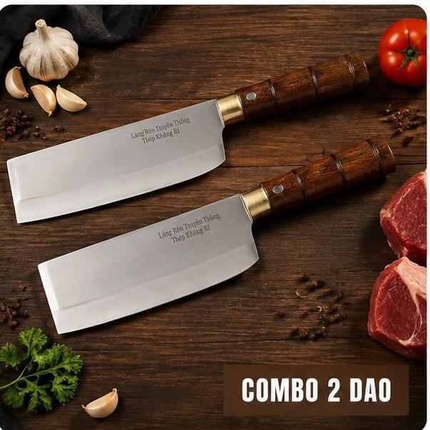 Dao rèn truyền thống thép trắng không ghỉ Hà Anh - siêu bén_thumbnail_1
